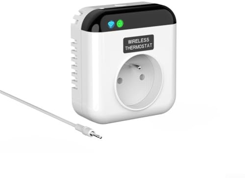 Prise thermostat WiFi intelligente avec programmation hebdomadaire pour solutions de chauffage et de refroidissement (FR)