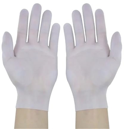 Reusable Silicone Nitrile - 2 Pairs High Temperature Waterproof Kitchen and Household Cleaning, Ideal for Dishwashing and Bathroom Use Orange