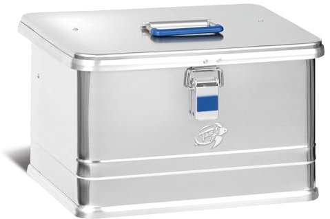 TAF CASE Aluminium Storage Box, Industrieller Stil, 30 Liter, 430 x 335 x 273 mm (LxBxH)