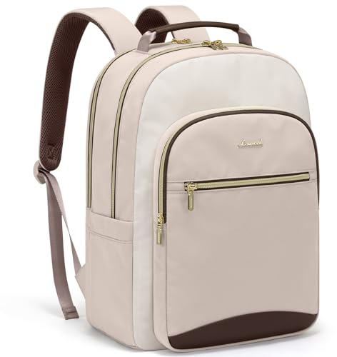LOVEVOOK Laptop Backapck Womens 15.6 Inch, Rucksack Work Bags Ladies Backpacks for Women, Lightweight Computer Back Pack for Office School College Uni, Large Teacher Bag