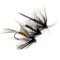 NEU AMZfishing® 3 Stück handgebundene Trockenfliegen #6 | Fliegenangeln Forelle | Steinfliegen Forellenangeln | Fliege Forelle | Fliegenfischen Äsche | Trockenfliegen (a: Set 3 Stück (1 je Farbe))