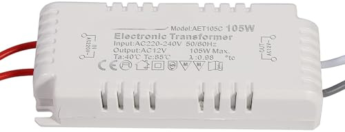 Transformateur Électronique pour Ampoule Halogène, 220V à 12V, Convertisseur de Tension