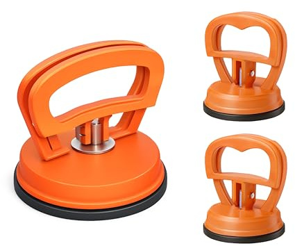 Ovyntremis Juego de herramientas para quitar abolladuras de auto, kit de eliminador de abolladuras de 3 piezas, elevador de abolladuras con ventosa de potencia, herramienta de reparación de