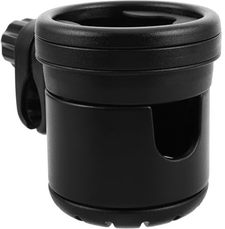 LIFKOME Porte-gobelet Rotatif avec Poignée pour Fauteuil Roulant Poussette et Déambulateur Support Boisson Sécurisé Facile à Installer pour Mobilité Quotidienne