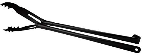 AdoroSol Vertriebs GmbH Krokodilzange - Feuerzange - Metall - Schwarz - 1 Stück