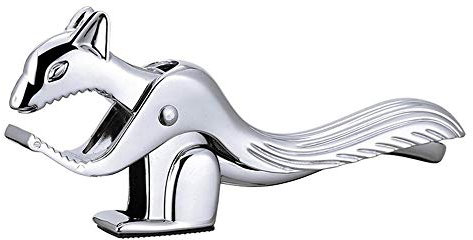 Casse Noix Squirrel Shape Clip Walnut Cascacker Crack Crack Black Noisette Noisette Noisette Noisette Filbert Noix Cuisine Clip Clip Gadgets Casse Noisette (Color : Bright silver)