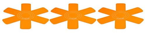 Le Creuset Set 3 Salva pentola, Polyester, Arancio, 45901400900002