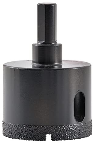 KATUR Diamond Drill Bit Brazed Core Hole Saw 45mm, Hollow Hole Cutter for Glass, Porcelain, Tile, Marble, Ceramic, Granite
