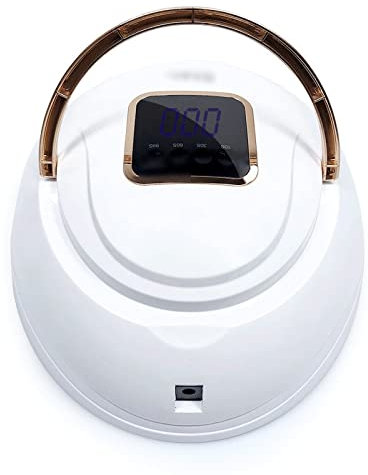 CHFYIJYHM Asciugatrice for unghie, Lampada LED for unghie 72W Asciugatrice for unghie Macchina for smalto gel Asciugatura rapida con timer inferiore Display LCD Forno for unghie Lampada for unghie gel