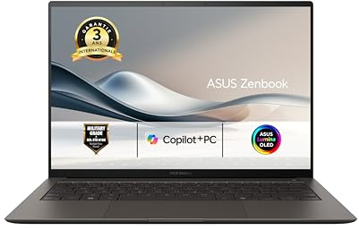 ASUS Zenbook S 14 AI-UX5406-68W OLED 14 Pouces 3K (2880 x 1800) 120Hz Portable (Processeur Intel Core Ultra 7, 32 Go LPDDR5X, 1 to SSD NVMe, Intel Arc Graphics, Windows 11 Home) – Clavier AZERTY