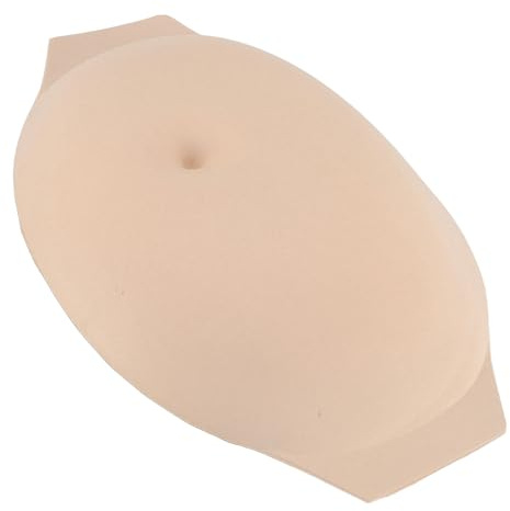 Dioche Faux Ventre de Grossesse, Faux Ventre en Mousse Réaliste et Léger, Ventre de Femme Enceinte Facile à Porter pour Jeu de Rôle, Matériau Doux et Respirant avec Trous D'aération