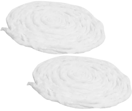 SAFIGLE 2packung Watterollen Aus Reinem Baumwolle Für Salongebrauch Schnelle Wasseraufnahme Einmalgebrauch Für Dauerwellen Praktische Baumwollhülle Und Schnur Weich Und Schützend Für