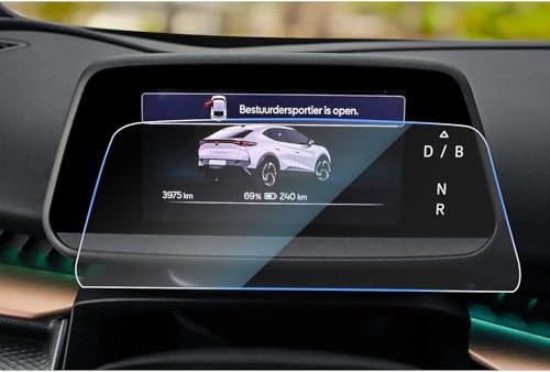 CDEFG Compatible avec VW ID.3/ID.4 GTX Pro/ID.Buzz/ID Buzz Cargo/Cupra Born Virtual Cockpit Film de protection d'écran en verre trempé 5,3 Anti-rayures pour GPS de voiture ID3 ID4 2025 Accessoires