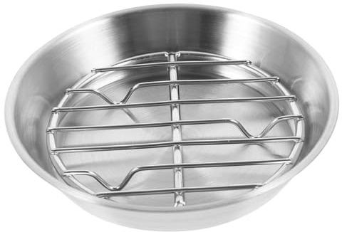 Ipetboom Teglia Forno Acciaio Resistente Alta Temperatura con Scolapasta Integrato per Cottura Sana e Versatile in Cucina