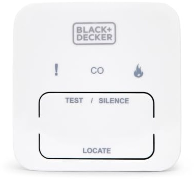 BLACK+DECKER - CONNECTED Alarm Control Unit | For Black + Decker Connected Smoke, Heat + Carbon Monoxide Alarms, 10 YEAR BATTERY, Link up to 20 Alarms Wirelessly