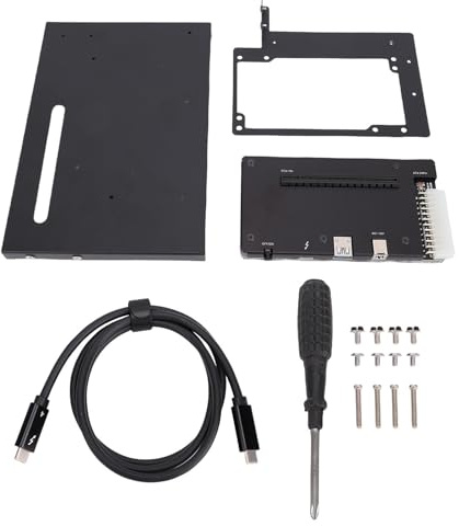 Gugxiom Station d'accueil GPU Externe avec Emplacement PCIe 16X pour Extension Thunderbolt 3 4 USB4, Station d'accueil par Exemple avec Interface ATX 24 Broches, Câble de Données de 1