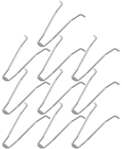 Ersatzfeder für Nagelknipser 10 Stück Edelstahl, Silber | Zehennageltrimmer, Kunststoff Einsatz, Schnelle Montage, Reparaturteile für Hausgebrauch