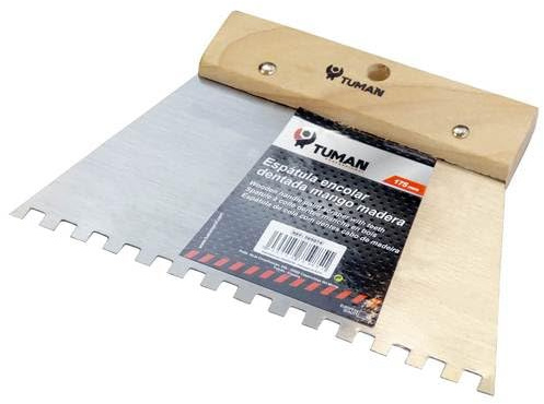 TM ESPATULA ENCOLAR DENTADO CUADRADO 175MM
