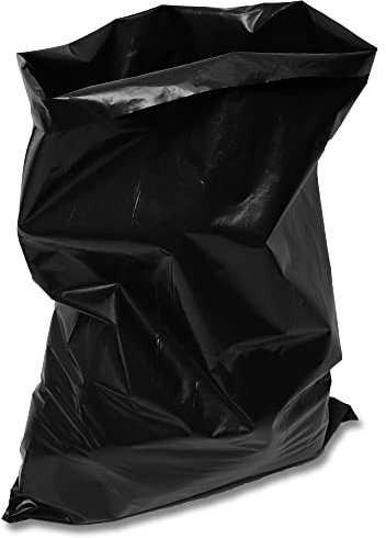 KAPCO 80L Rubble Bags Heavy Duty Large 25 Pack – Strong Black Rubble Sacks - 400 Guage (100 Micron) | 30KG+ Load | 20” x 30” Builders Refuse Bags for Garden, Construction, DIY, Home – Tear Resistant