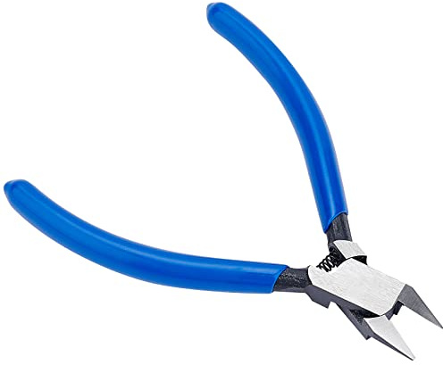 GORGECRAFT Modèle Pince Coupe-Fil Flush Cutter Acier Coupe-Coupe Latérale Pointu Pointu Précision Lame Mince Fil Électrique Flush Micro Tondeuses pour Bâtiment Électronique Réparation