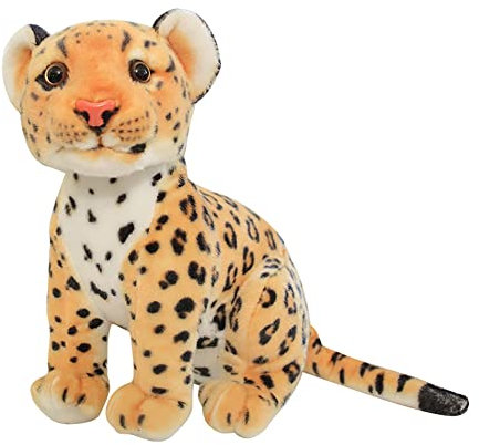 LICHENGTAI Löwe Kuscheltier Kuscheltier Leopard Stofftiere Plüschtier für Dekoartikel Wohnzimmer Kind Schlafzimmer Dekor Mädchen Junge Weihnachten Geburtstagsgeschenk