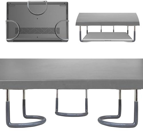 Skywin 3-Pack Under Desk Laptop Mount - Versatile, Secure & Space-Saving Holder for Laptops, Tablets & Keyboards