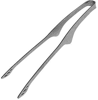 Folpus Titanium Grill Tongs Tweezers Serving Utensils Catering Tools Fire Tongs Kitchen Tongs for Picnic, Entertaining, BBQ, Backpacking, Grilling