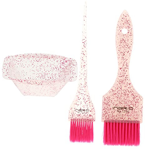 IWOWHERO Haarfärbepinsel Aus Hochwertigem Material Und Haarfärbeschale-set Für Professionelle Salon Und Heimgebrauch Mit Ultradünnen Borsten Für Präzises Färben