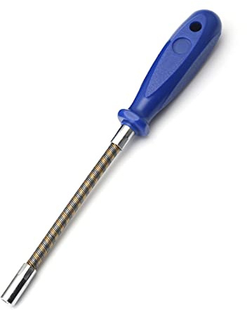 Cacciavite flessibile Morsetto a gola Cacciavite Presa Cacciavite Chiave a Molla Pieghevole Esagonale Socket Cacciavite 7mm Cacciavite Multifunzionale Cacciavite Antiscivolo Strumento Lungo e