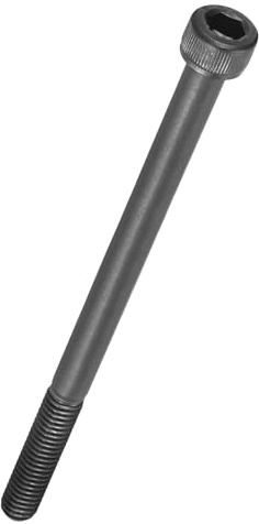 Kozelo 10 Stück Zylinderschrauben mit Innensechskant - [M6-1 x 90mm] Legierter Stahl Vollgewinde Schwarzoxid Grad 12.9 Innensechskantschraube für Möbel Industrielle Nutzung, Schwarz