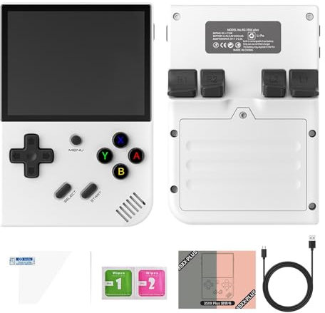 Console di gioco portatile vintage, Console di gioco portatile retrò - Console per giochi retrò IPS portatili ricaricabili open source | Console di gioco Wi-Fi con batteria di grande capacità, lettore