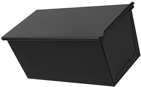 Alipis Molde para Pan Tapa de Acero al Carbono Negro Antiadherente