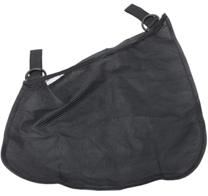 Toyvian Hängetasche für Kinderwagen Kinderwagen Babytasche aus Oxford Gewebe Rutschfest Aufbewahrung für Unterwegs Schwarz | Hängend, Anti Rutsch Funktion, für Outdoor Einsatz, Seitliches Netzfach, Aufbewahrungsbeutel