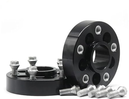 HLWXMDZ Für VW T5 T6 2 Stück 25/30/35 Mm Spurverbreiterungsadapter PCD 5x120 CB 65 Mm M14xP1.5 Passend Für Auto-Spurverbreiterung(2PCS 50mm 65.1mm)