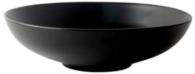 SBCGFY Ensaladera Ensaladera Cuenco para Verduras para el hogar Cuenco Grande Negro Sencillo Cuenco para Pasta Plato Hondo Vajilla de cerámica Cuenco para Sopa Cuenco para Servir Ensalada