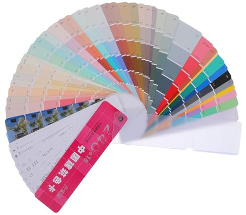 HOMSFOU Farbmusterkarten Farben Für Farbabstimmung Geeignet Für Aquarell Und Ölfarbenprojekte Inklusive Farbchips Für Präzise Farbpaletten Und Standardmuster Für Malprojekte