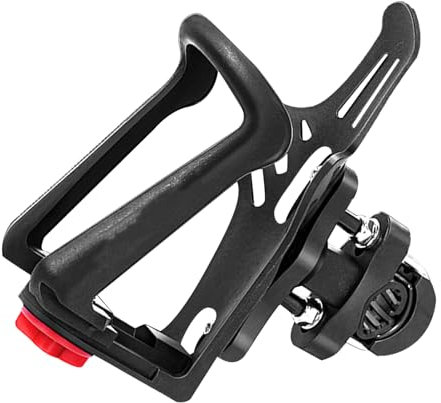 Motorcycle Cup Holder- Water Bottle Holders, Cups Drinking Bottles Fits | Adjustable No Drilling Bottle Cage Adjustable, 360 Degree Handlebars On Bikes Scooter Stroller Cart Wheelchair