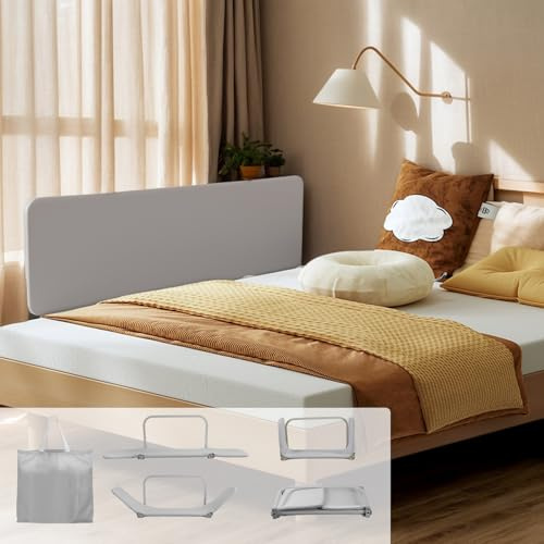 Jaxguom Griglia di protezione per letto, 150 cm, regolabile in altezza, per lettino, portatile, per viaggi, facile da montare