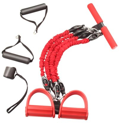 BESPORTBLE Bande Élastique de Fitness Résistante Anti-Rupture Corde de Traction Multifonctionnelle pour Yoga et Exercices Abdominaux Extensible et Portable pour Sport à Domicile et Gym