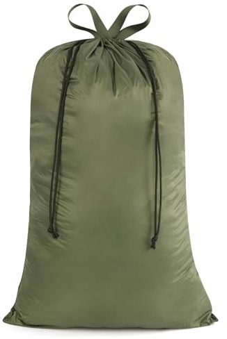WiseBoy Wäschesack, Reise Wäschetasche, Kleidungssack Camping, Groß xxl | Schmutz-wäsche Organizer, Beutel mit Zugband Groß, Leicht, faltbar, reißfest, 120 l Leichter Aufbewahrungssack,60x90 cm