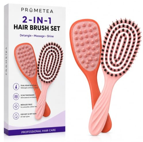 Pacl antidragborste + massageborste rosa