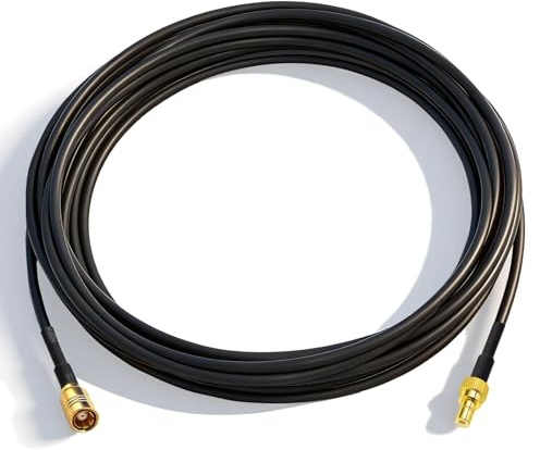 Bingfu DAB Autoradio SMB Kabel 5 m SMB-Buchse auf SMB-Stecker Antennenkabel | Verlängerungskabel für DAB Autoantenne, Autoradio, Head Unit, Fahrzeug-Radio und DAB-Empfänger