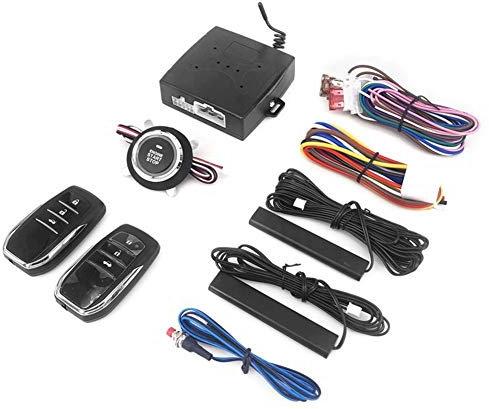 Allarme Auto 12V Auto SUV Keyless Entry System System Motore Start Sistema di allarme Push System Start System Starter Remote Starter Stop Accessori per auto Telecomando Universale Auto