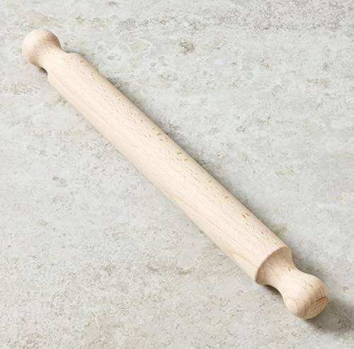 U COOK Rolling Pin, Solid Beech Wood, 40cm