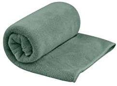 Sea to Summit Tek Towel, Plush Camping and Travel Towel, Small (16 x 32 inches), Sage Green