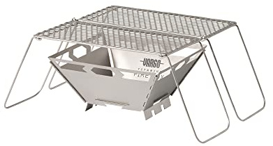 Vargo Titanium Fire Box Grill 2.0 - Compact, Lightweight, and Durable Camping Grill