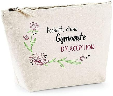 Trousse Gymnaste d'exception | Idée Cadeau Collègue Travail Retraite Pochette Maquillage Toilette