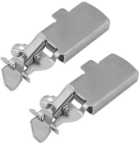 YEQIN 2 Pieces Multifucntional Magnetic Seam Guide, Hemmer Guide, Seam Guide, Hem Guide for Industrial Lockstich or Walking Foot Sewing Machine, Universal Attachments