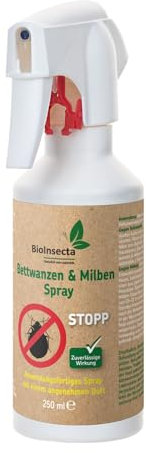 BioInsecta Bettwanzen und Milben Spray 250 ml
