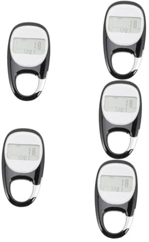 BESPORTBLE Lot De 5 Podomètres d'escalade Multifonctions Compteur De Portable pour Le Fitness Au Quotidien